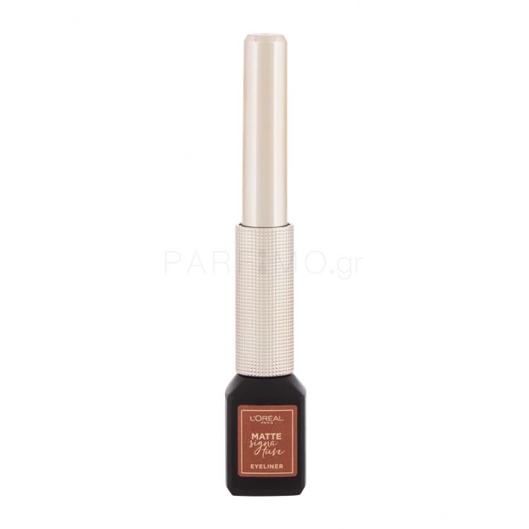 L&#039;Oréal Paris Matte Signature Eyeliner για γυναίκες 3 ml Απόχρωση 07 Copper Signature