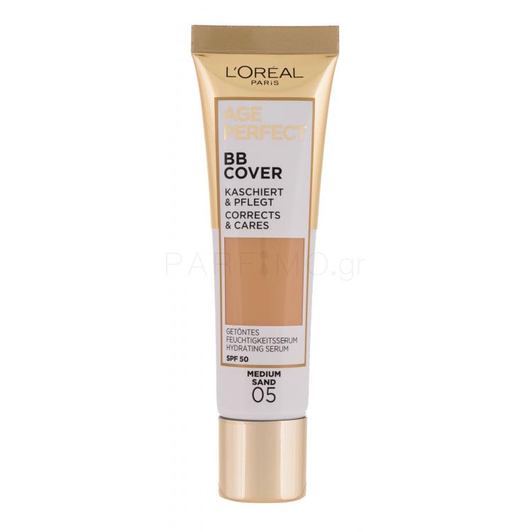 L&#039;Oréal Paris Age Perfect BB Cover ΒΒ κρέμα για γυναίκες 30 ml Απόχρωση 05 Medium Sand