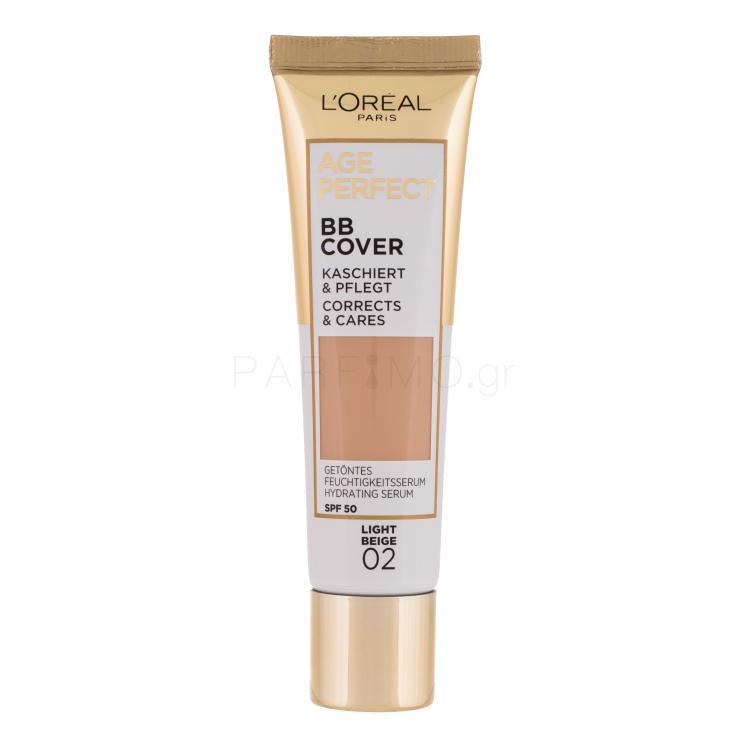 L&#039;Oréal Paris Age Perfect BB Cover ΒΒ κρέμα για γυναίκες 30 ml Απόχρωση 02 Light Beige