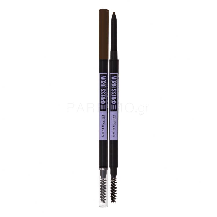 Maybelline Express Brow Ultra Slim Μολύβι για τα φρύδια για γυναίκες 9 gr Απόχρωση Deep Brown