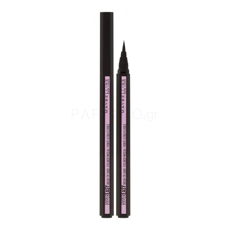 Maybelline Hyper Easy Brush Tip Liner Eyeliner για γυναίκες 0,6 gr Απόχρωση 800 Pitch Black
