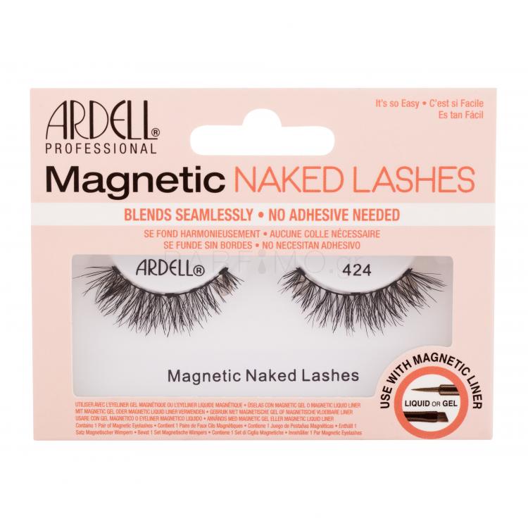 Ardell Magnetic Naked Lashes 424 Ψεύτικες βλεφαρίδες για γυναίκες 1 τεμ Απόχρωση Black