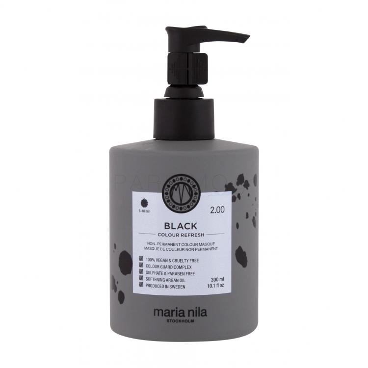 Maria Nila Colour Refresh Βαφή μαλλιών για γυναίκες 300 ml Απόχρωση 2.00 Black
