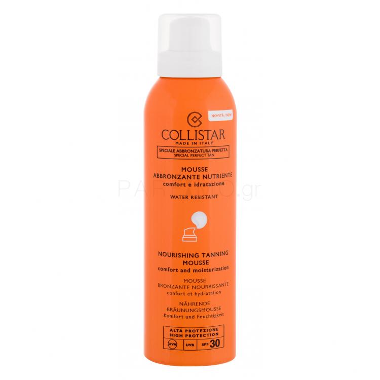 Collistar Special Perfect Tan Nourishing Tanning Mousse SPF30 Αντιηλιακό προϊόν για το σώμα για γυναίκες 200 ml