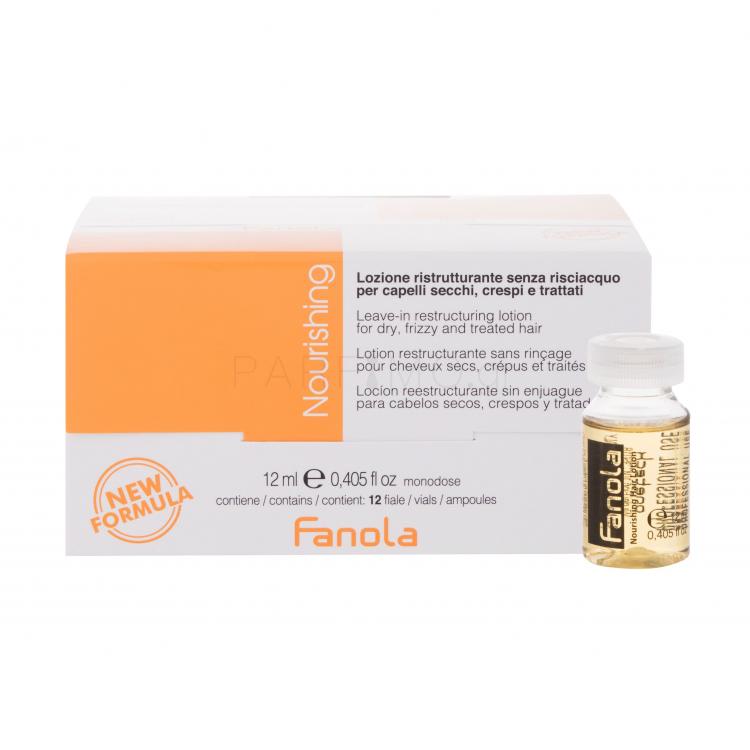 Fanola Nourishing Leave-In Lotion Ορός μαλλιών για γυναίκες 12 ml