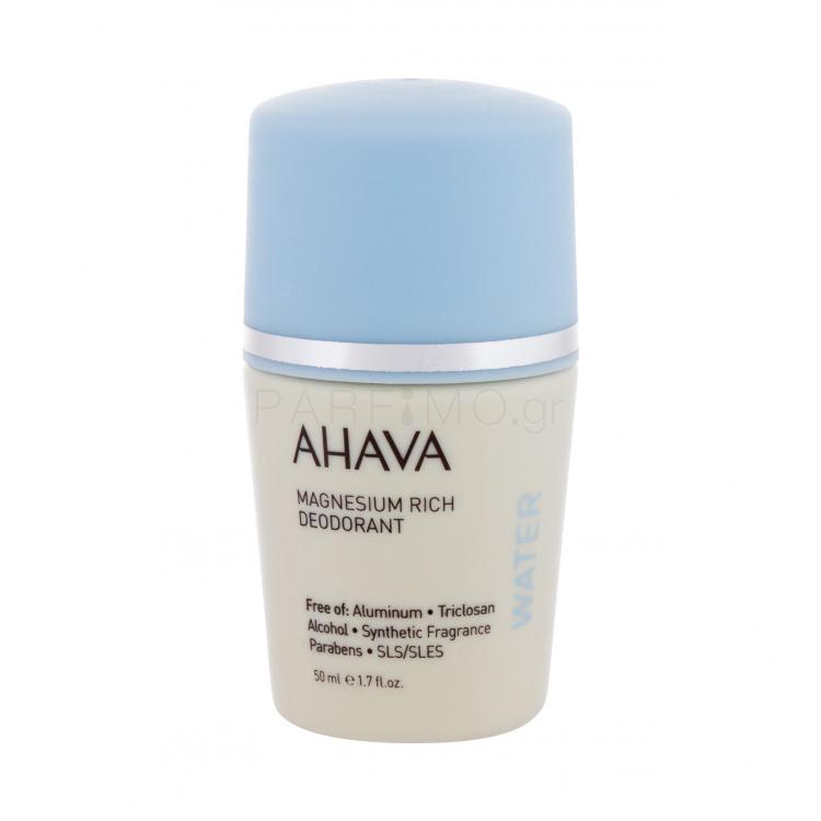AHAVA Deadsea Water Magnesium Rich Αποσμητικό για γυναίκες 50 ml