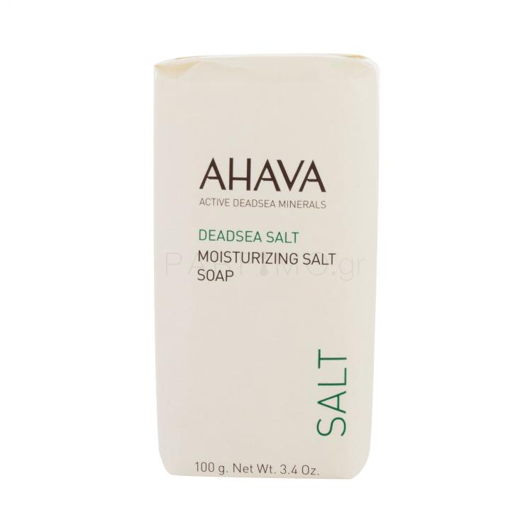 AHAVA Deadsea Salt Moisturizing Salt Soap Στερεό σαπούνι για γυναίκες 100 gr