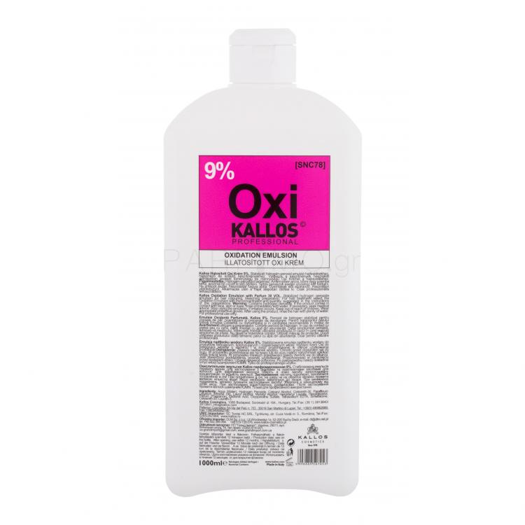 Kallos Cosmetics Oxi 9% Βαφή μαλλιών για γυναίκες 1000 ml