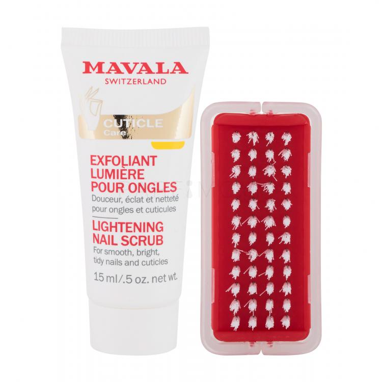 MAVALA Cuticle Care Lightening Nail Scrub Φροντίδα νυχιών για γυναίκες 15 ml
