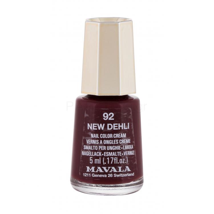 MAVALA Mini Color Cream Βερνίκια νυχιών για γυναίκες 5 ml Απόχρωση 92 New Dehli