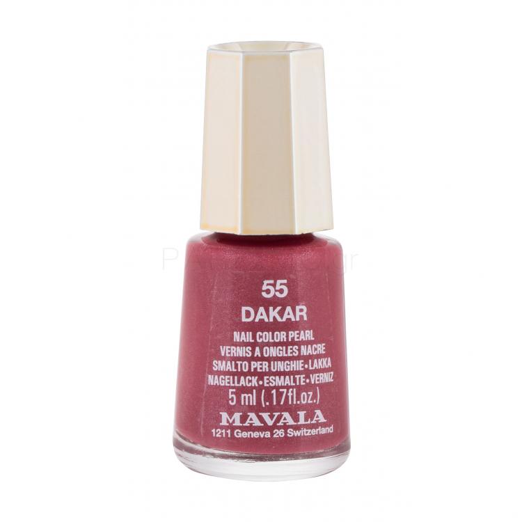MAVALA Mini Color Pearl Βερνίκι νυχιών για γυναίκες 5 ml Απόχρωση 55 Dakar