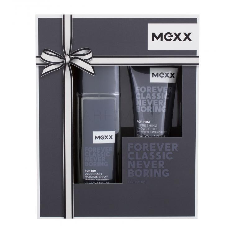 Mexx Forever Classic Never Boring Σετ δώρου αποσμητικό 75 ml + αφρόλουτρο 50 ml