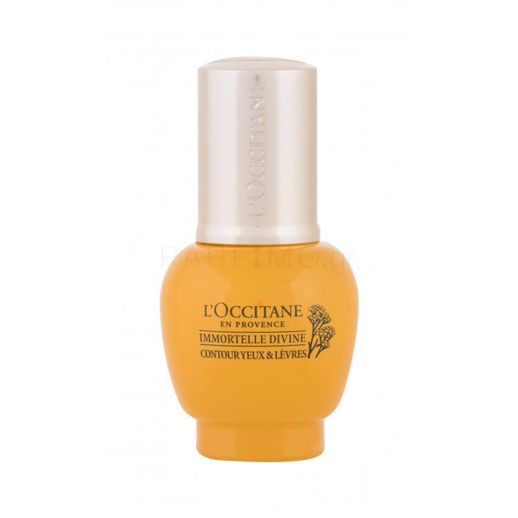L'Occitane Immortelle Divine Eye &amp; Lip Contour Τζελ ματιών για γυναίκες 15 ml