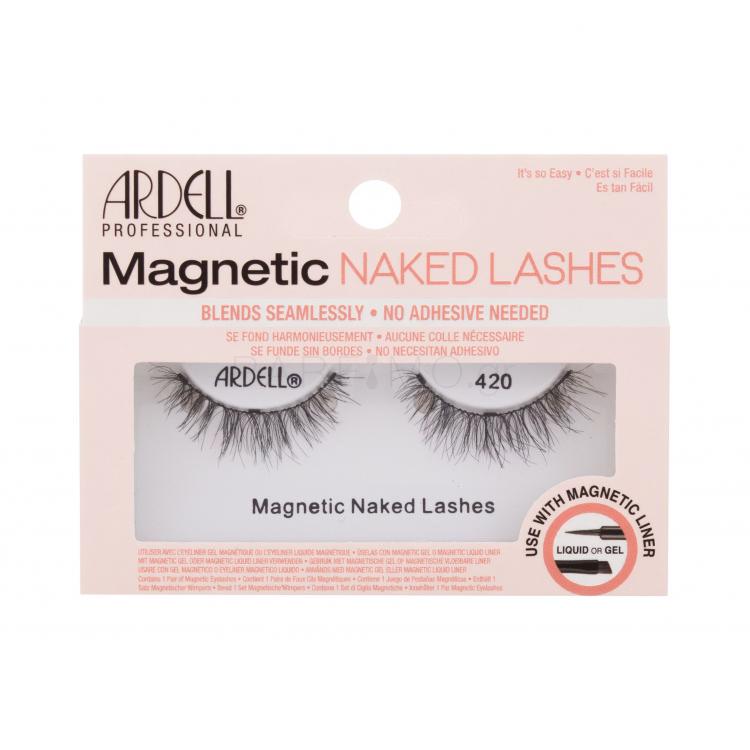 Ardell Magnetic Naked Lashes 420 Ψεύτικες βλεφαρίδες για γυναίκες 1 τεμ Απόχρωση Black
