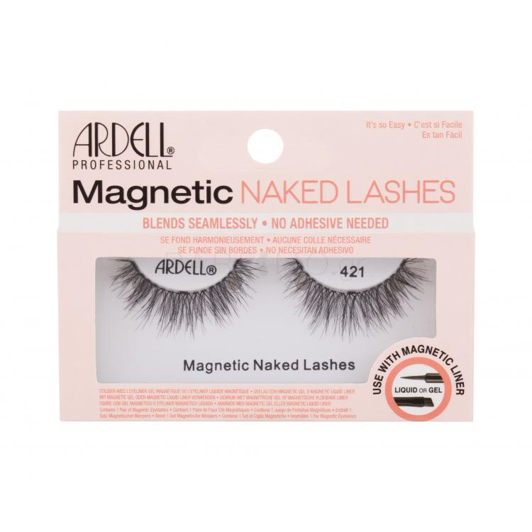 Ardell Magnetic Naked Lashes 421 Ψεύτικες βλεφαρίδες για γυναίκες 1 τεμ Απόχρωση Black