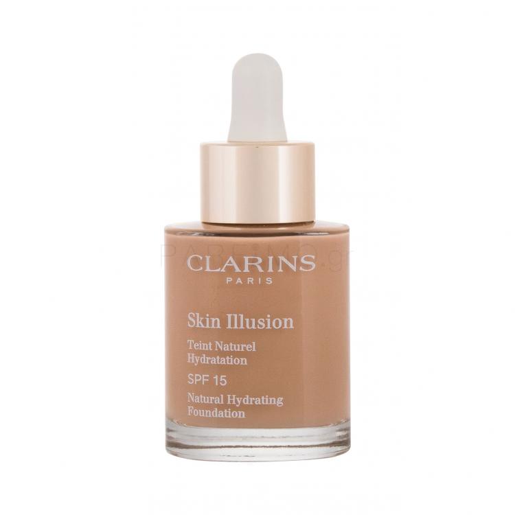 Clarins Skin Illusion Natural Hydrating SPF15 Make up για γυναίκες 30 ml Απόχρωση 112 Amber