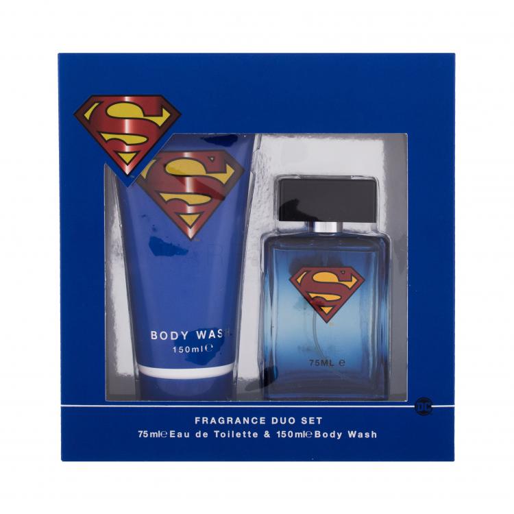 DC Comics Superman Σετ δώρου EDT 75 ml +αφρόλουτρο 150 ml