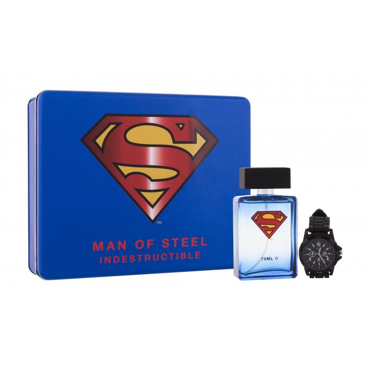 DC Comics Superman Σετ δώρου EDT 75 ml +ρολόι