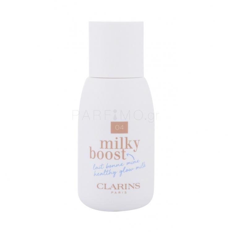 Clarins Milky Boost Make up για γυναίκες 50 ml Απόχρωση 04 Milky Auburn