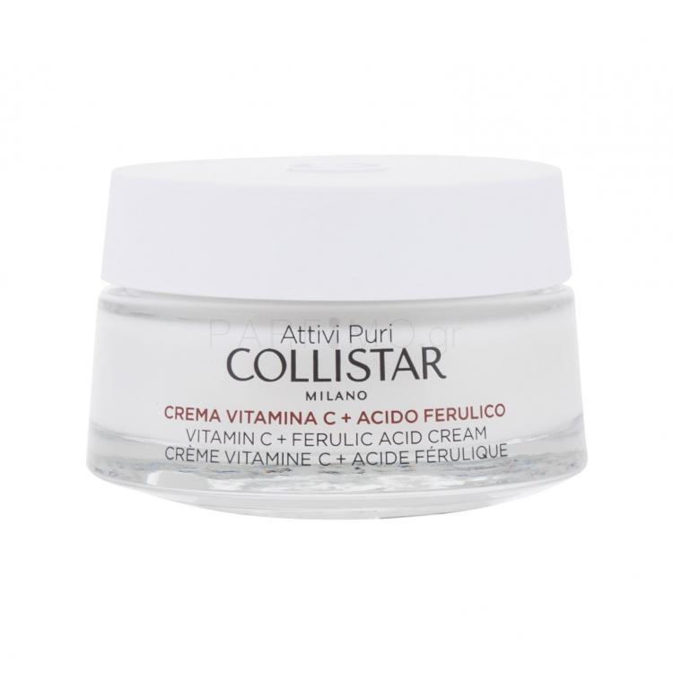 Collistar Pure Actives Vitamin C + Ferulic Acid Cream Κρέμα προσώπου ημέρας για γυναίκες 50 ml