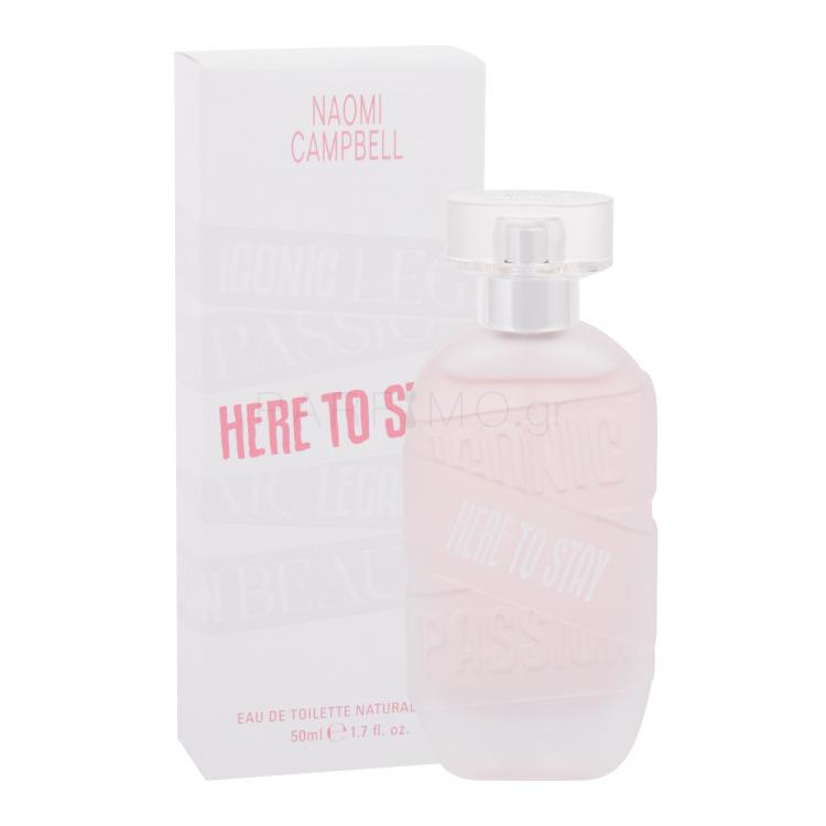 Naomi Campbell Here To Stay Eau de Toilette για γυναίκες 50 ml