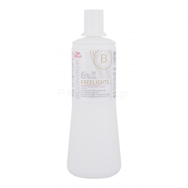 Wella Professionals Blondor Freelights 6% Developer Βαφή μαλλιών για γυναίκες 1000 ml
