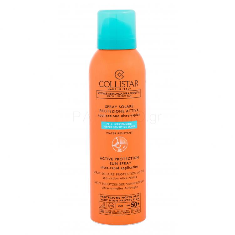 Collistar Special Perfection Active Protection Sun Spray SPF50+ Αντιηλιακό προϊόν για το σώμα 150 ml