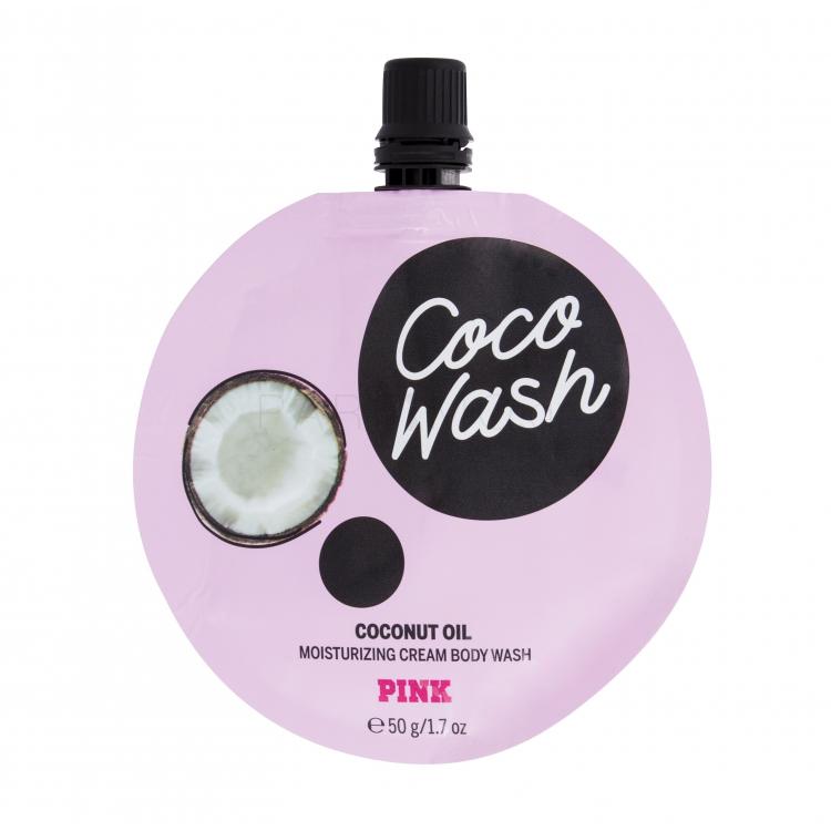 Pink Coco Wash Coconut Oil Cream Body Wash Travel Size Κρέμα ντους για γυναίκες 50 ml