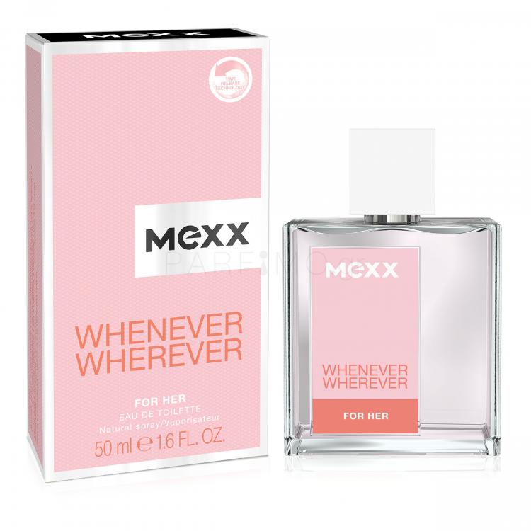 Mexx Whenever Wherever Eau de Toilette για γυναίκες 50 ml