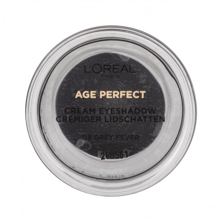L&#039;Oréal Paris Age Perfect Cream Eyeshadow Σκιές ματιών για γυναίκες 4 ml Απόχρωση 08 Grey Fever