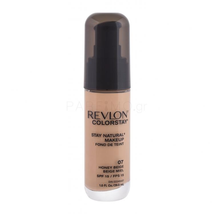 Revlon Colorstay Stay Natural SPF15 Make up για γυναίκες 29,5 ml Απόχρωση 07 Honey Beige
