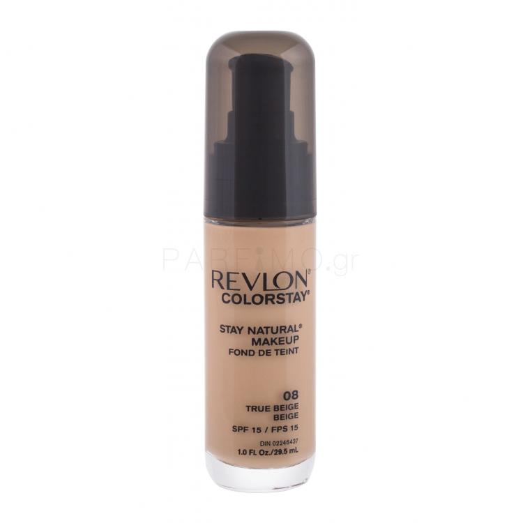 Revlon Colorstay Stay Natural SPF15 Make up για γυναίκες 29,5 ml Απόχρωση 08 True Beige