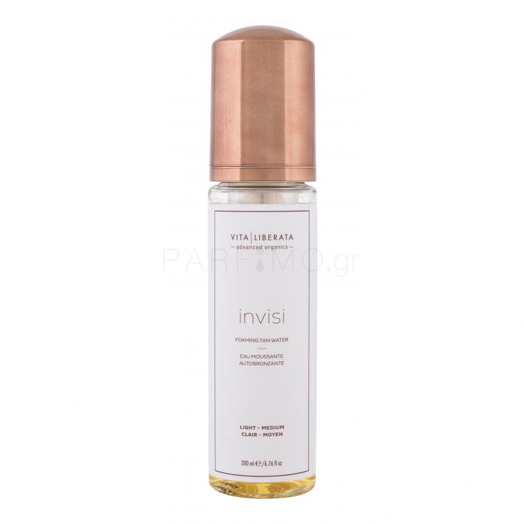 Vita Liberata Invisi Foaming Tan Water Self Tan για γυναίκες 200 ml Απόχρωση Light-Medium