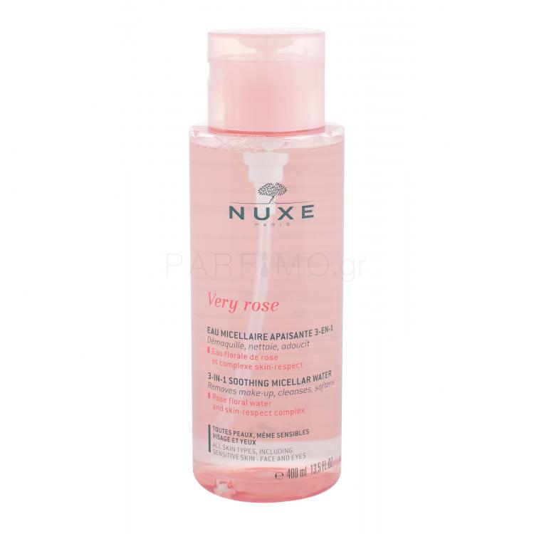 NUXE Very Rose 3-In-1 Soothing Μικυλλιακό νερό για γυναίκες 400 ml