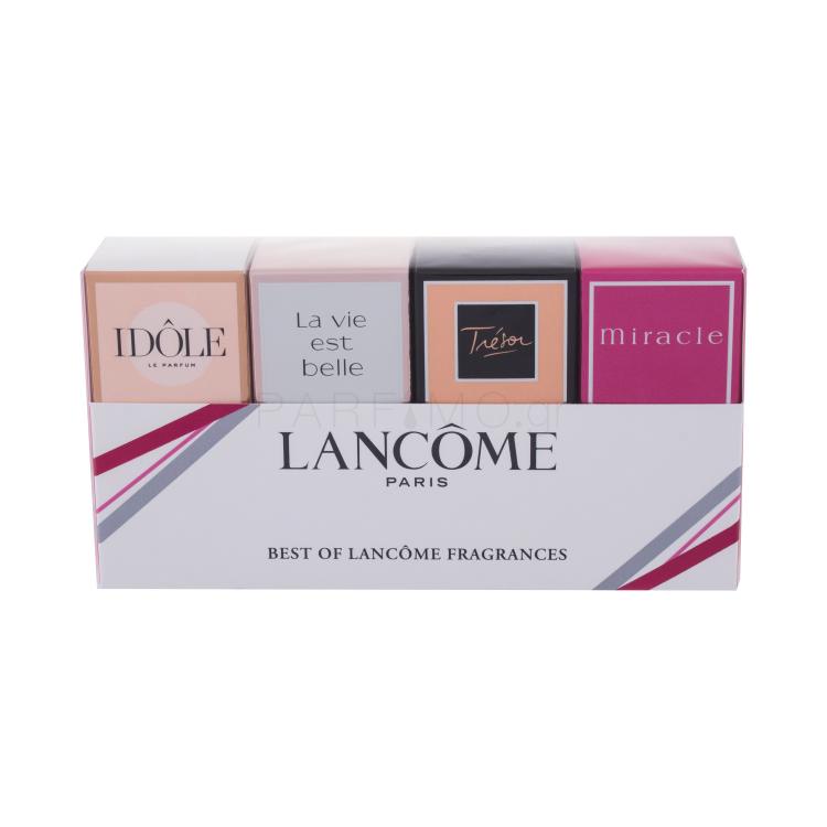Lancôme Best Of Lancôme Σετ δώρου EDP Trésor 7,5 ml + EDP Idole 5 ml + EDP La Vie Est Belle 4 ml + EDP Miracle 5 ml
