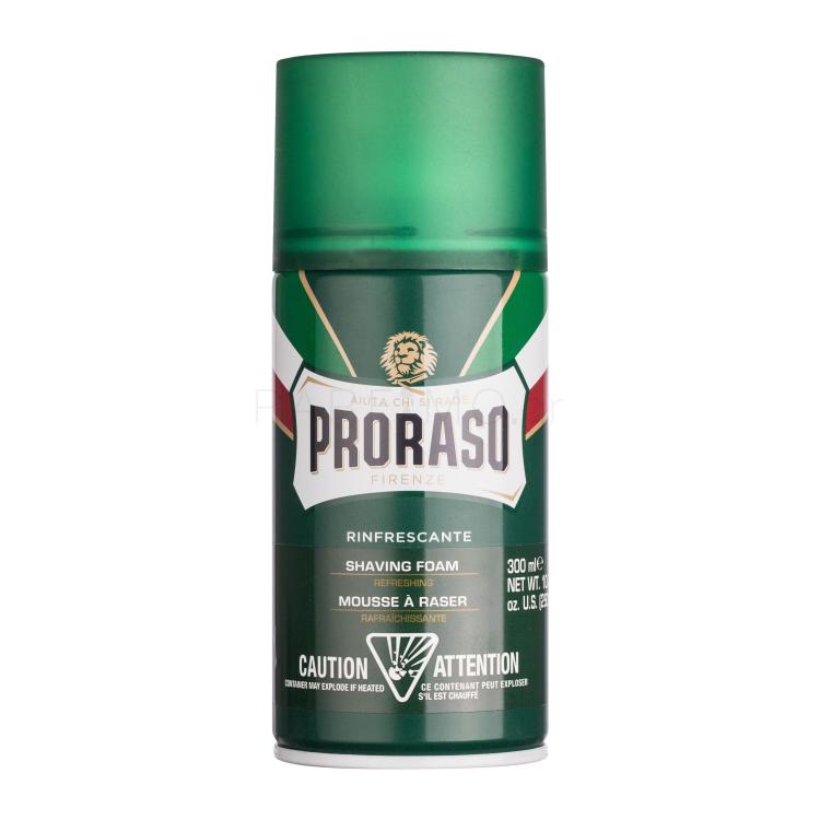PRORASO Green Shaving Foam Αφροί ξυρίσματος για άνδρες 300 ml