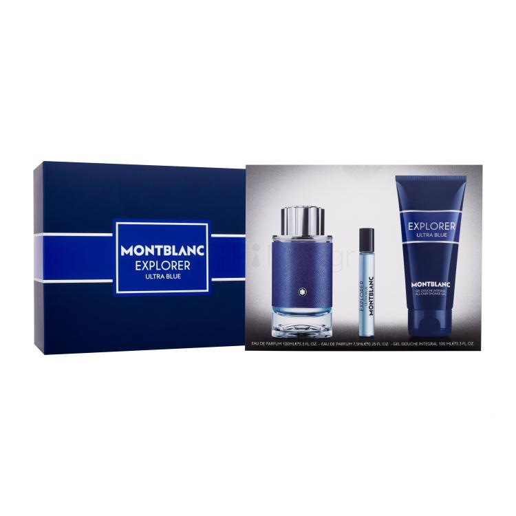 Montblanc Explorer Ultra Blue Σετ δώρου EDP 100 ml + EDP 7,5 ml + αφρόλουτρο  ml
