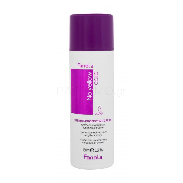 Fanola No Yellow Care Thermo-Protective Cream Για τη θερμική επεξεργασία των μαλλιών για γυναίκες 150 ml