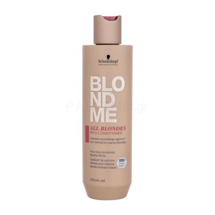 Schwarzkopf Professional Blond Me All Blondes Rich Μαλακτικό μαλλιών για γυναίκες 250 ml