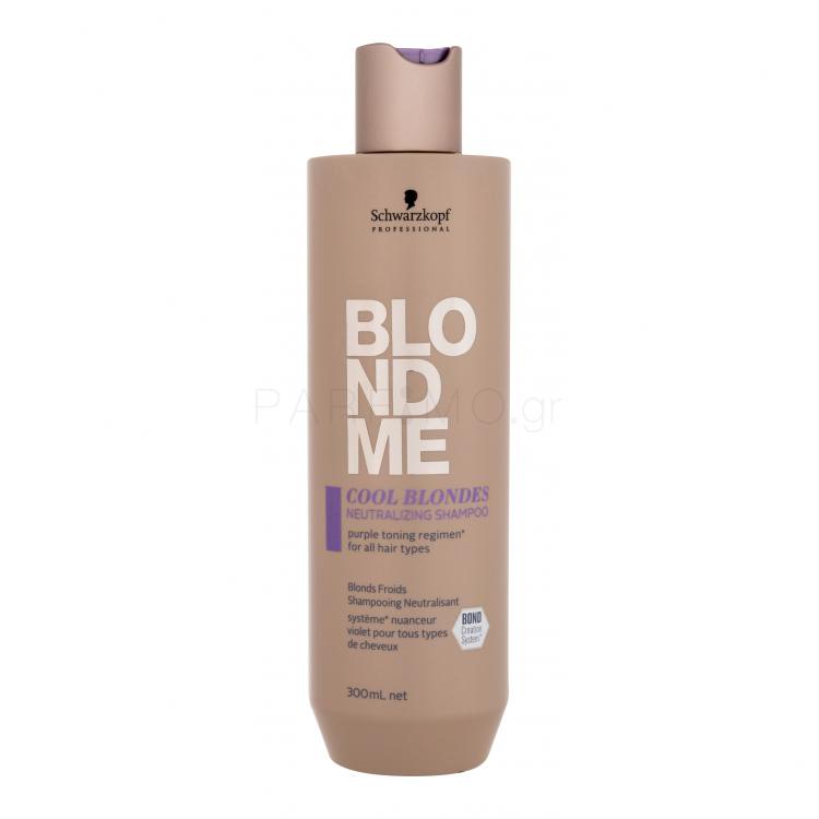 Schwarzkopf Professional Blond Me Cool Blondes Neutralizing Shampoo Σαμπουάν για γυναίκες 300 ml
