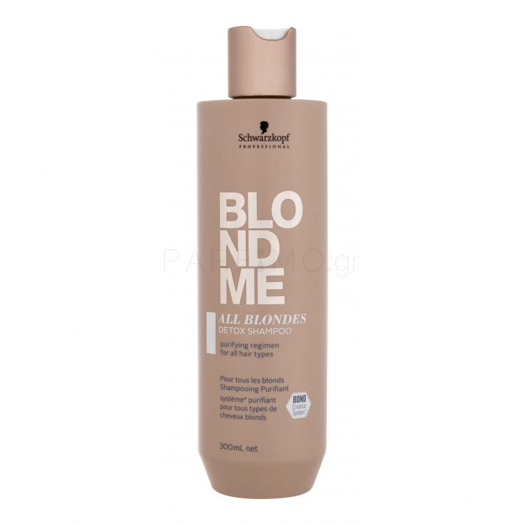Schwarzkopf Professional Blond Me All Blondes Detox Shampoo Σαμπουάν για γυναίκες 300 ml