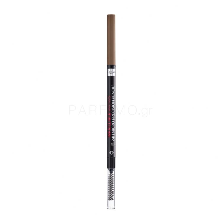 L&#039;Oréal Paris Infaillible Brows 24H Micro Precision Pencil Μολύβι για τα φρύδια για γυναίκες 1,2 gr Απόχρωση 3.0 Brunette
