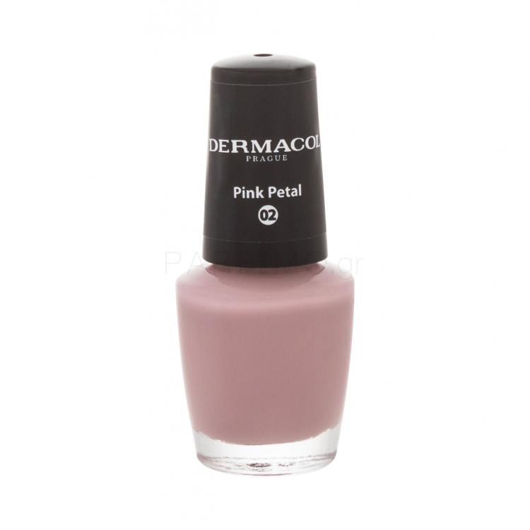 Dermacol Nail Polish Mini Autumn Limited Edition Βερνίκια νυχιών για γυναίκες 5 ml Απόχρωση 02 Pink Petal