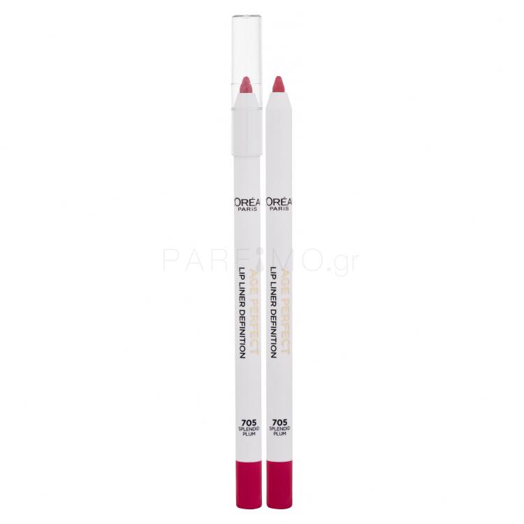 L&#039;Oréal Paris Age Perfect Lip Liner Definition Μολύβι για τα χείλη για γυναίκες 1,2 gr Απόχρωση 705 Splendid Plum