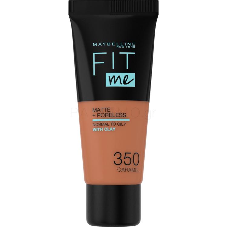 Maybelline Fit Me! Matte + Poreless Make up για γυναίκες 30 ml Απόχρωση 350 Caramel