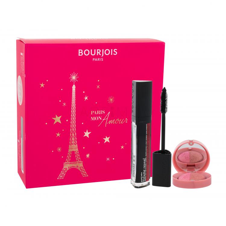 BOURJOIS Paris Volume Reveal Adjustable Volume Σετ δώρου Μάσκαρα Volume Reveal Adjustable Mascara 6 ml + ρουζ Duo Blush 2,9 g 01