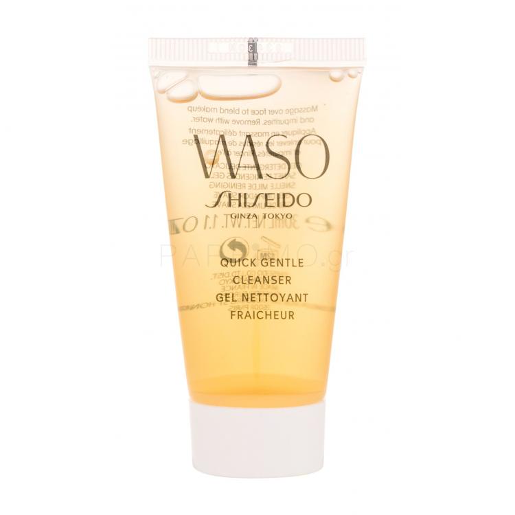 Shiseido Waso Quick Gentle Cleanser Καθαριστικό τζελ για γυναίκες 30 ml