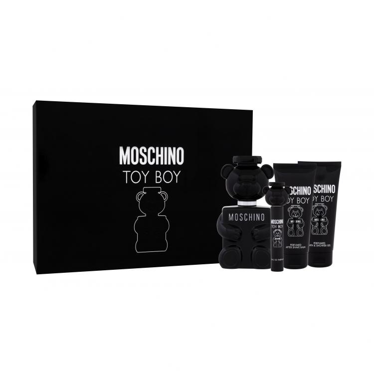 Moschino Toy Boy Σετ δώρου EDP 100 ml + EDP 10 ml +  βάλσαμο για μετά το ξύρισμα 100 ml + αφρόλουτρο 100 ml