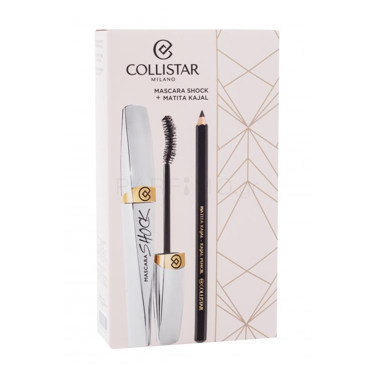 Collistar Shock Set Σετ δώρου Μάσκαρα Shock 8 ml + μολύβι ματιών Kajal Pencil 1,2 ml Black