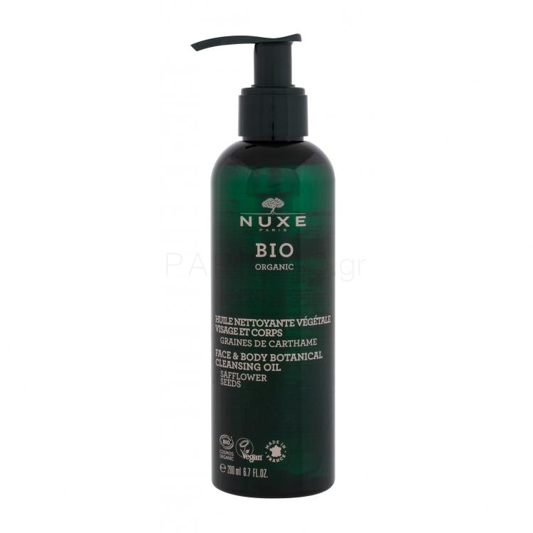NUXE Bio Organic Botanical Cleansing Oil Face &amp; Body Λάδι ντους για γυναίκες 200 ml